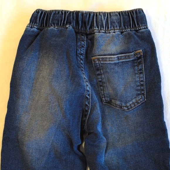 H&M jersey lined baggy fit denim joggers jeans 2T toddler boys - Picture 7 of 8